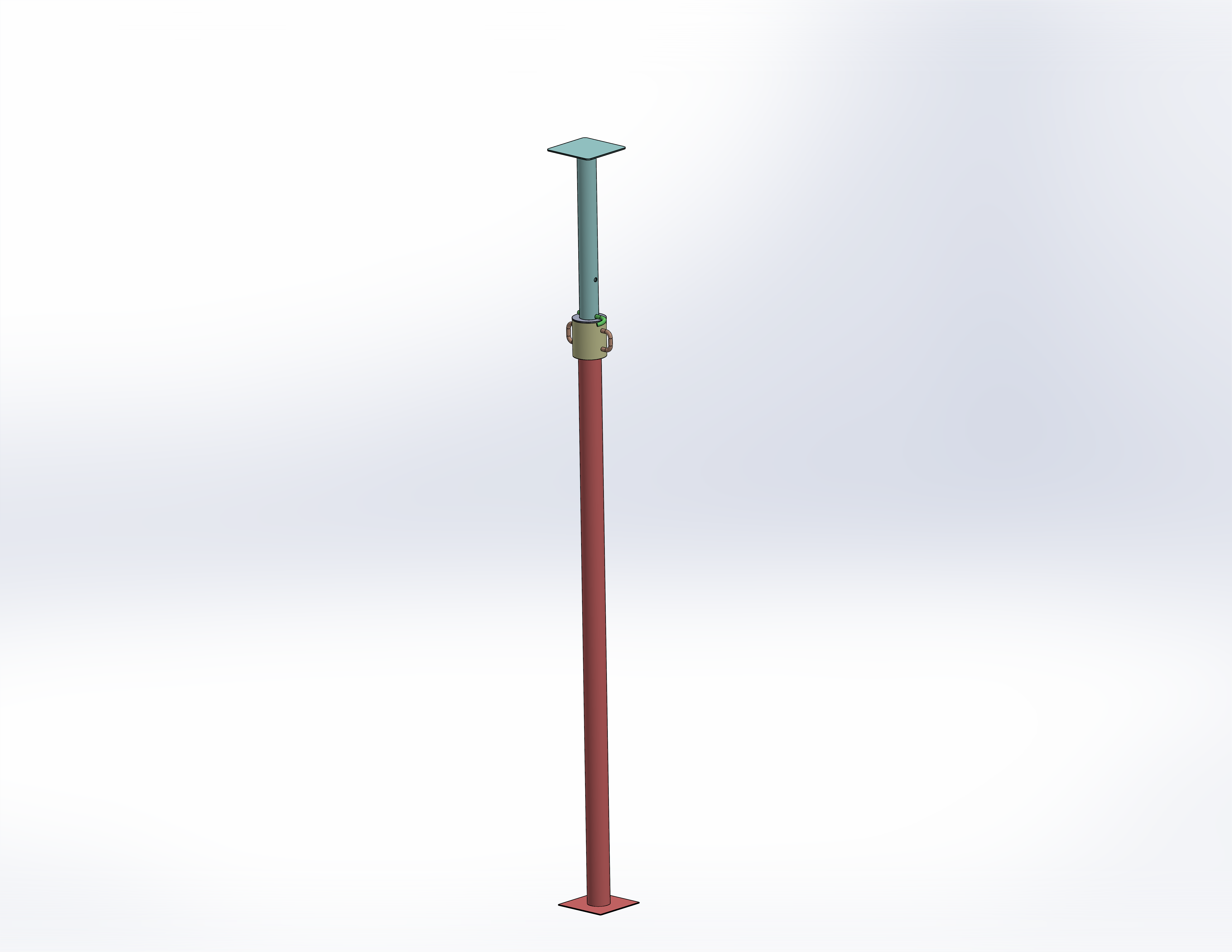 天花板千斤顶结构